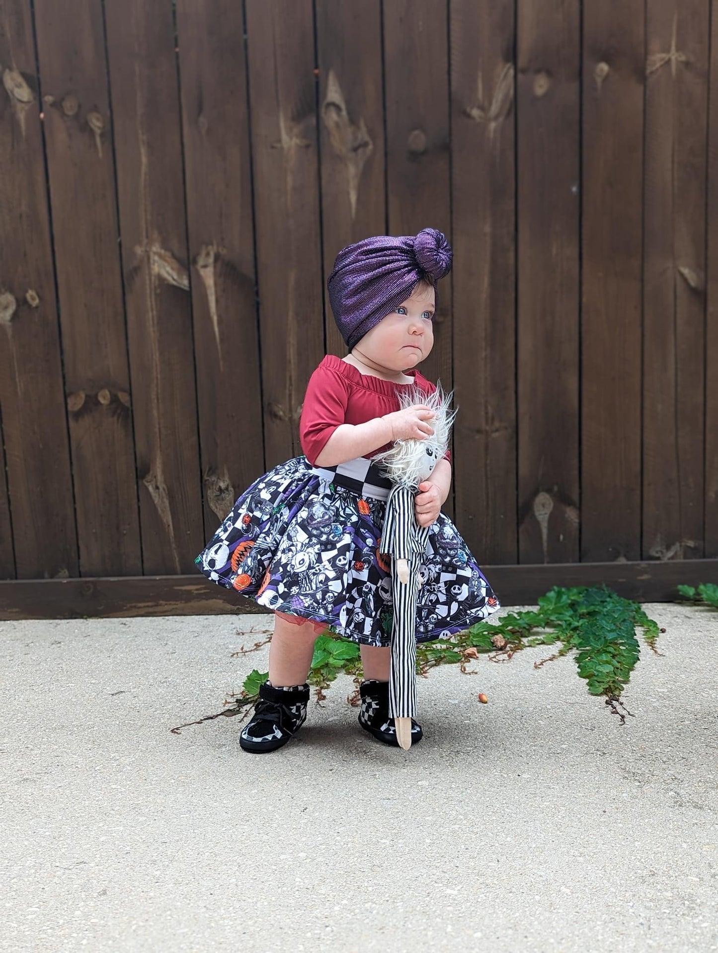 Spooky Sparkly Amethyst Purple Turbans + Wraps