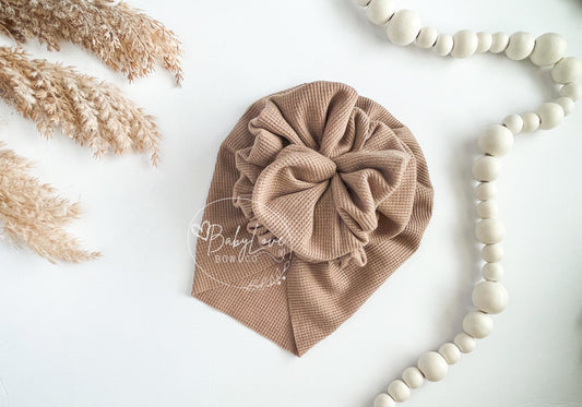 Sand | Thermal Waffle Knit Headwrap