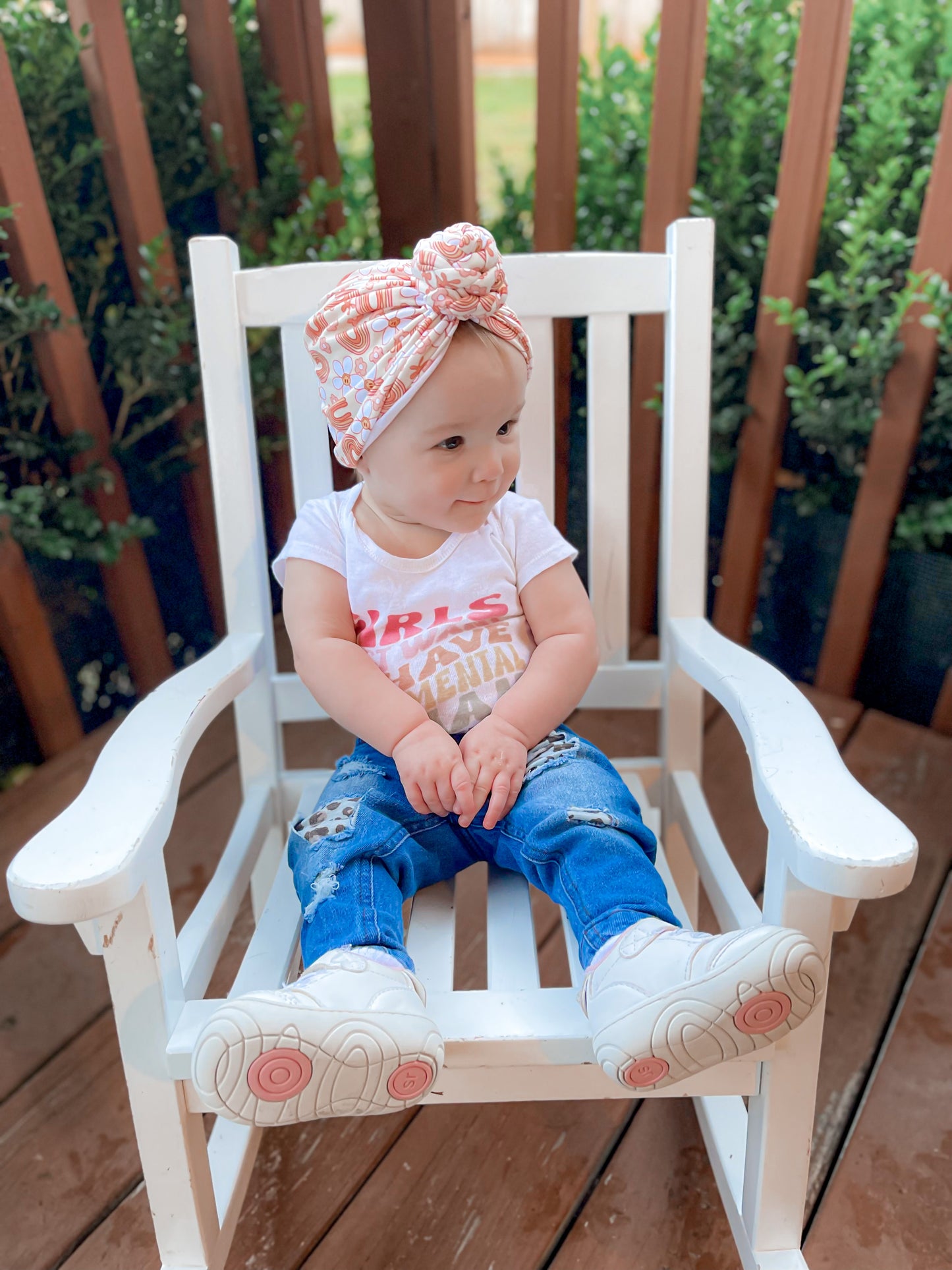 Boho Rainbow Turban