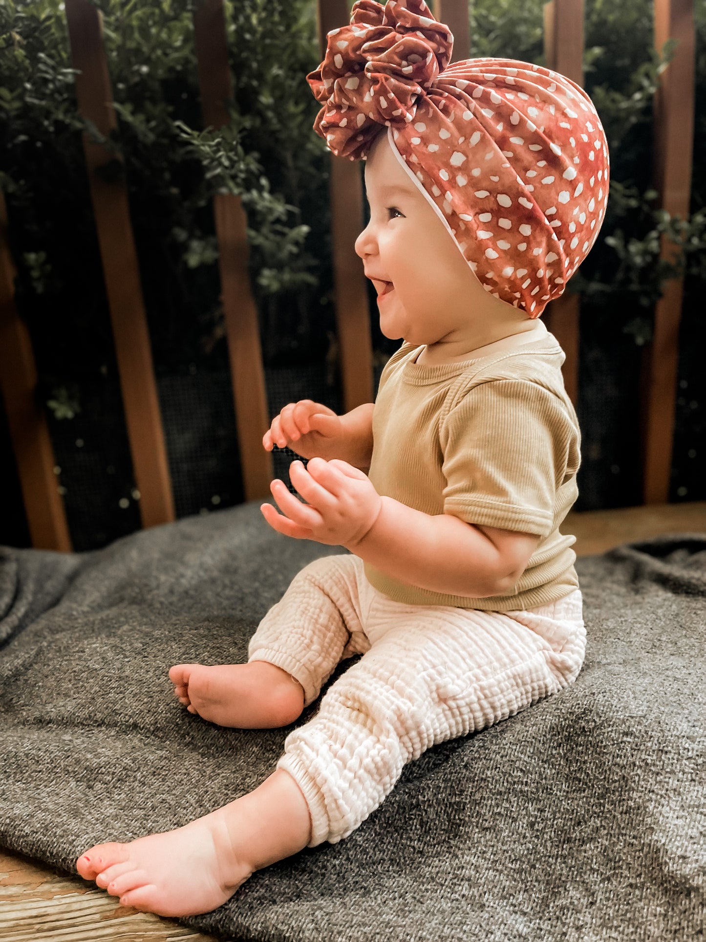 Cinnamon Sugar Speckle Turban