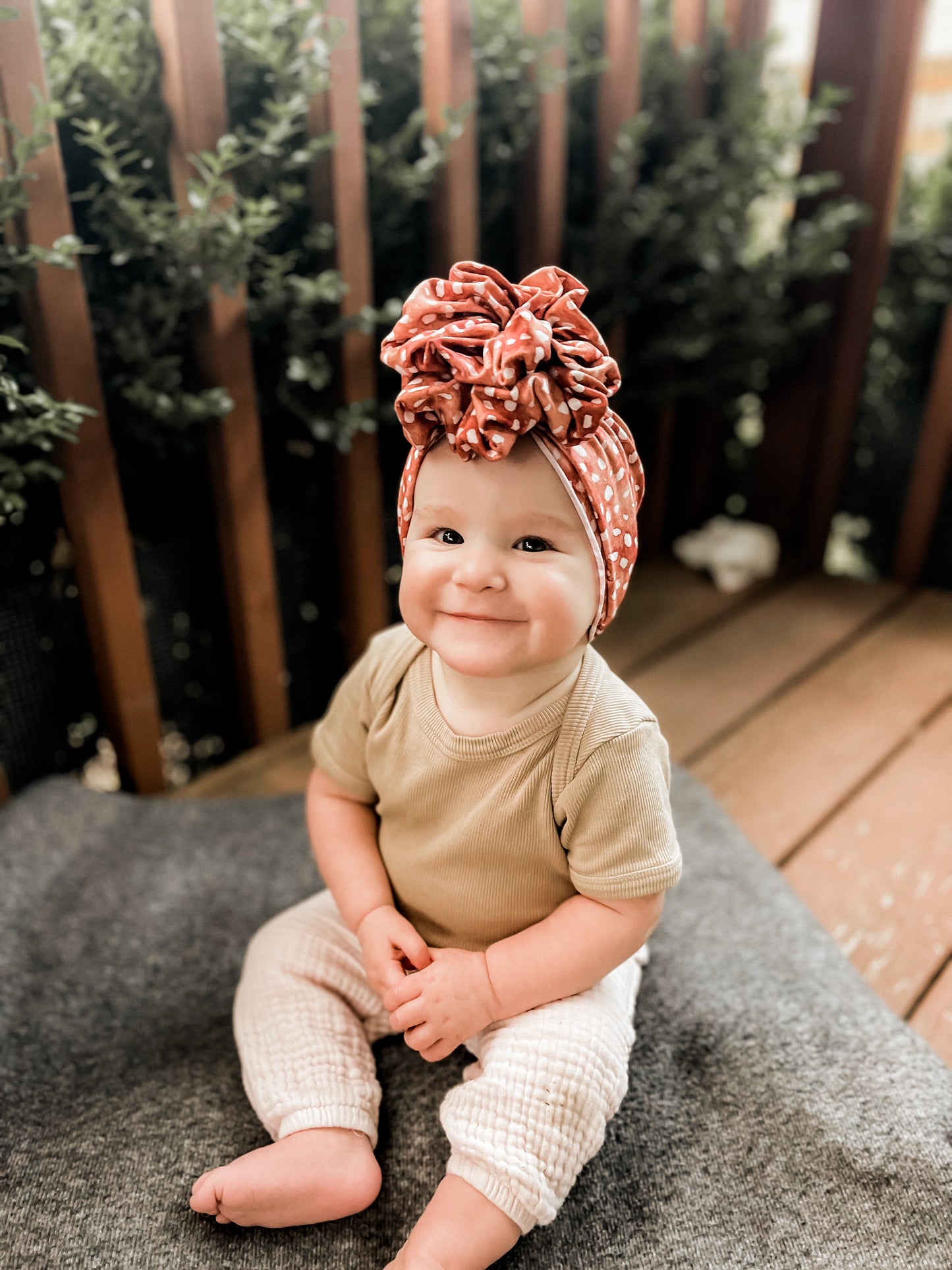 Cinnamon Sugar Speckle Turban