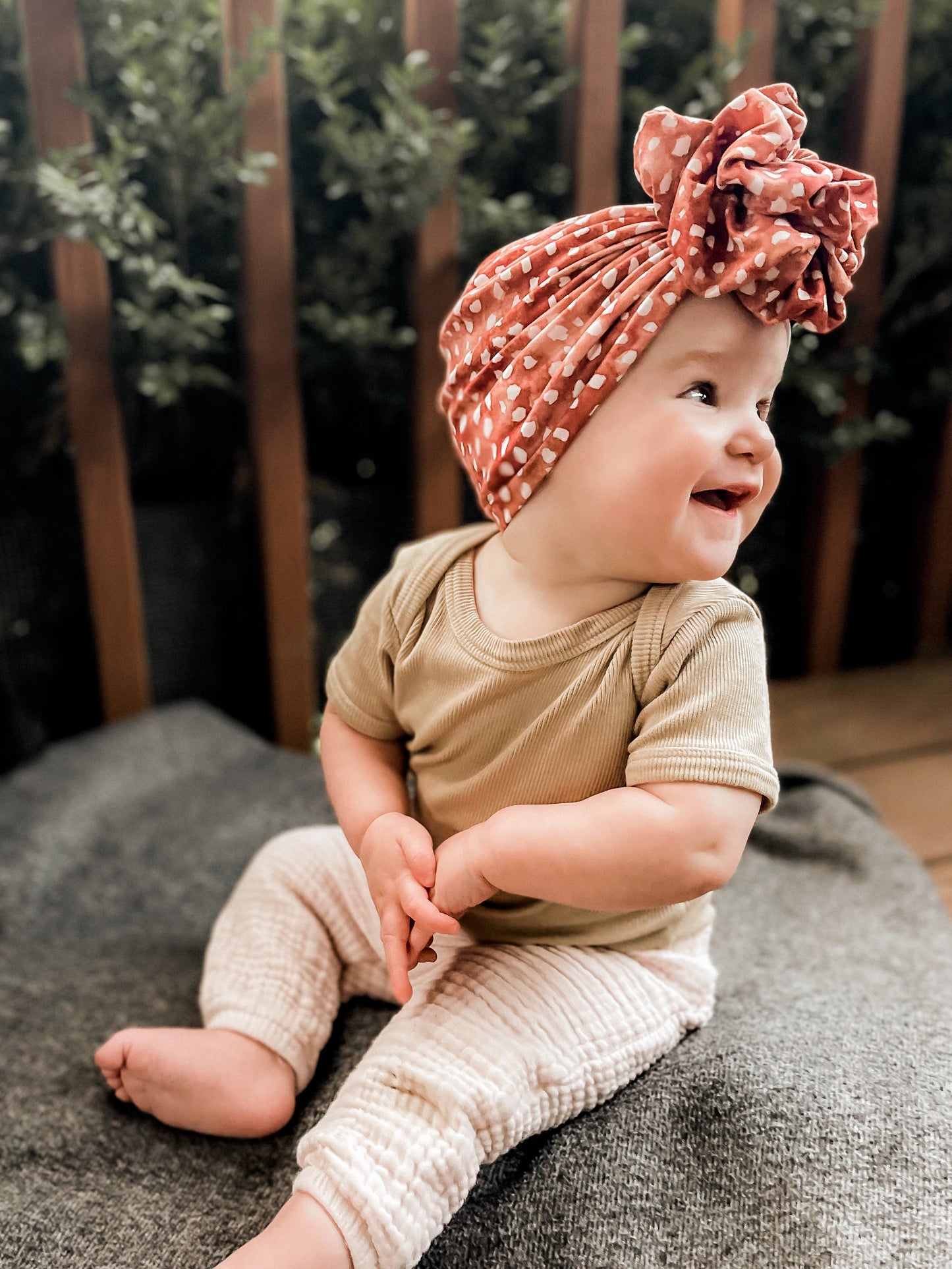 Cinnamon Sugar Speckle Turban