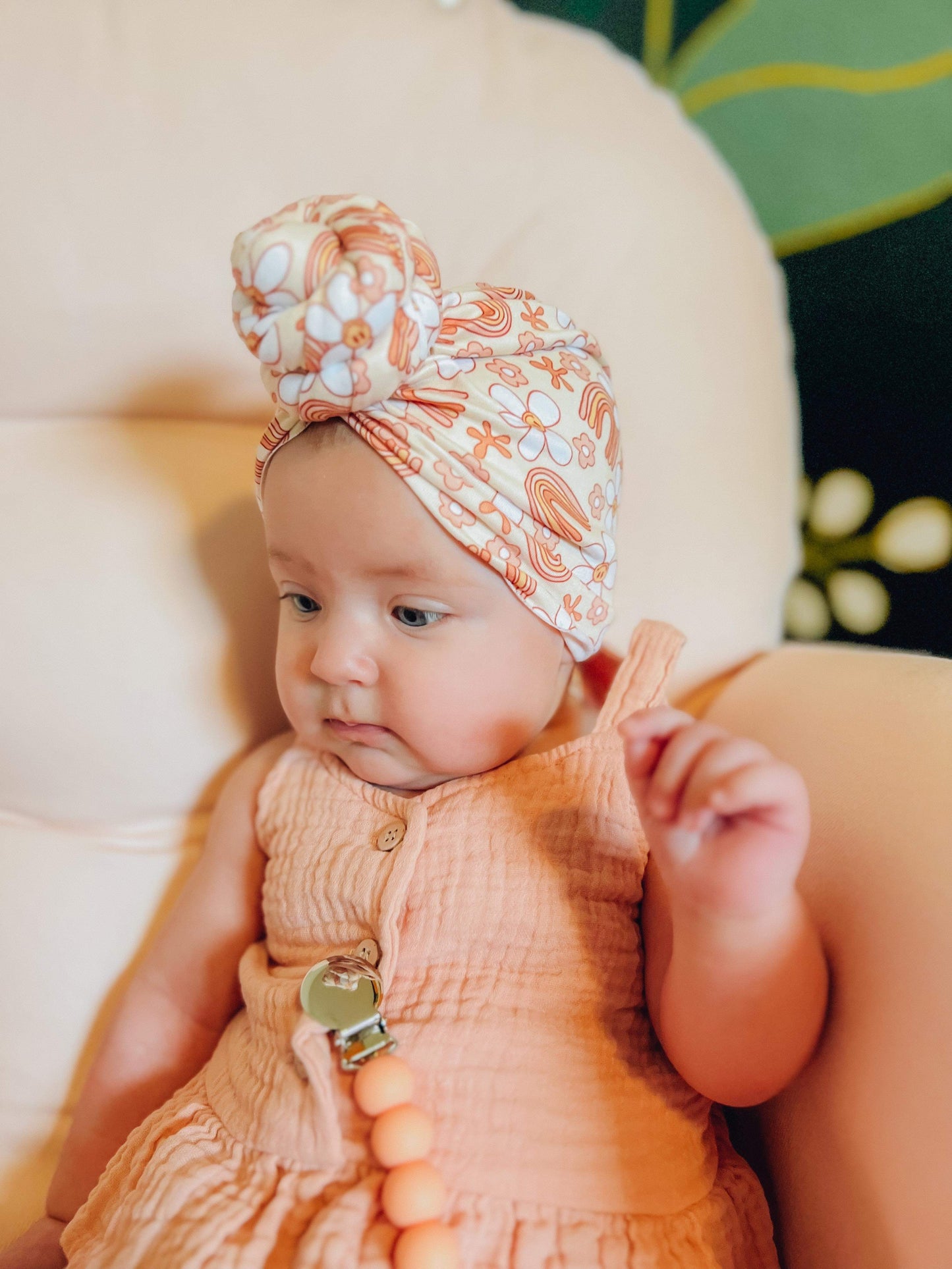 Boho Rainbow Turban